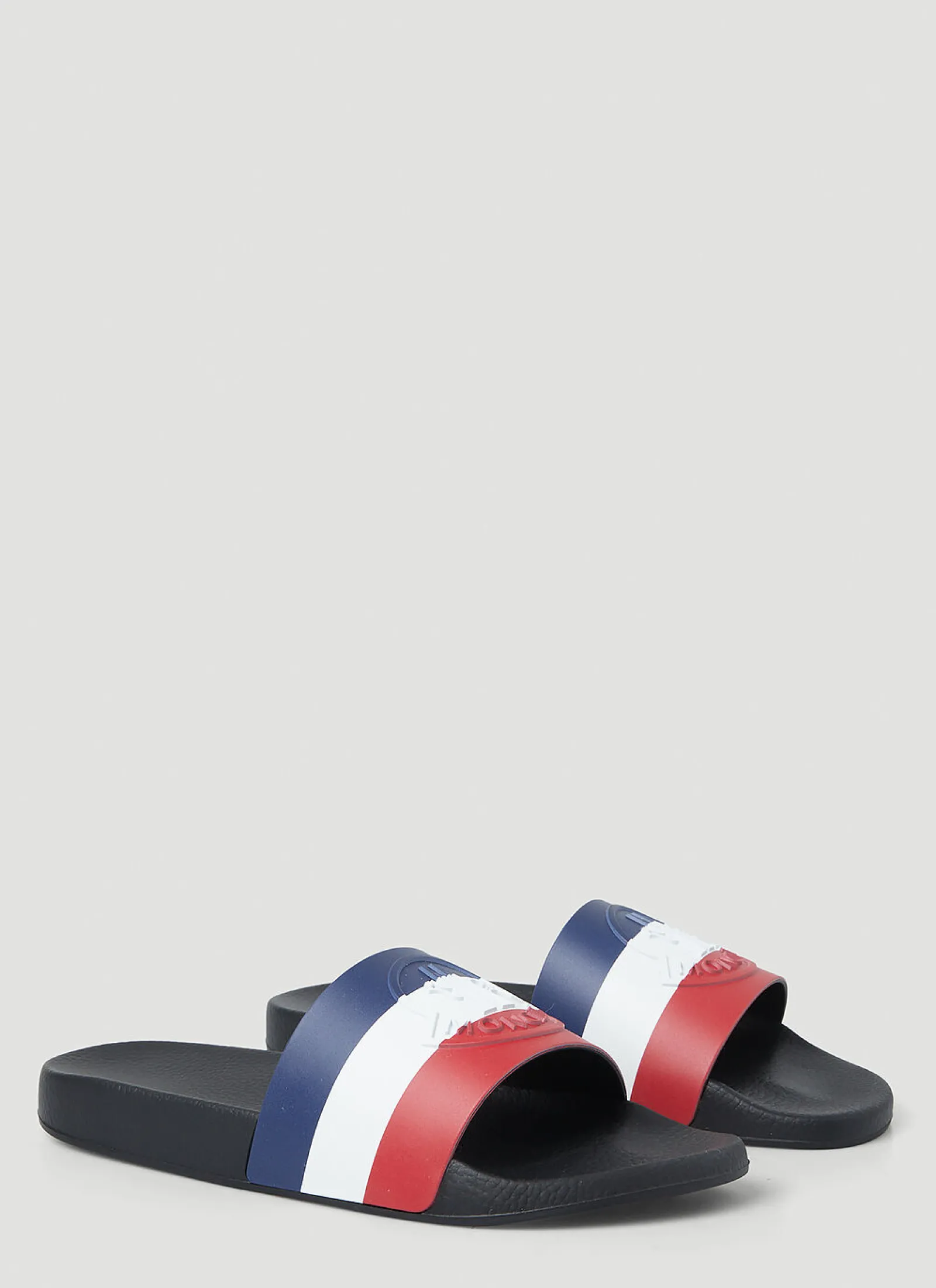 Men Moncler Slides^Logo Stripe Slides