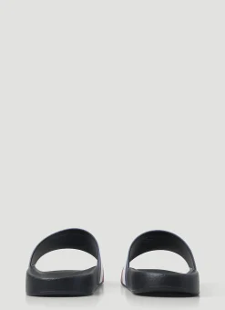 Men Moncler Slides^Logo Stripe Slides