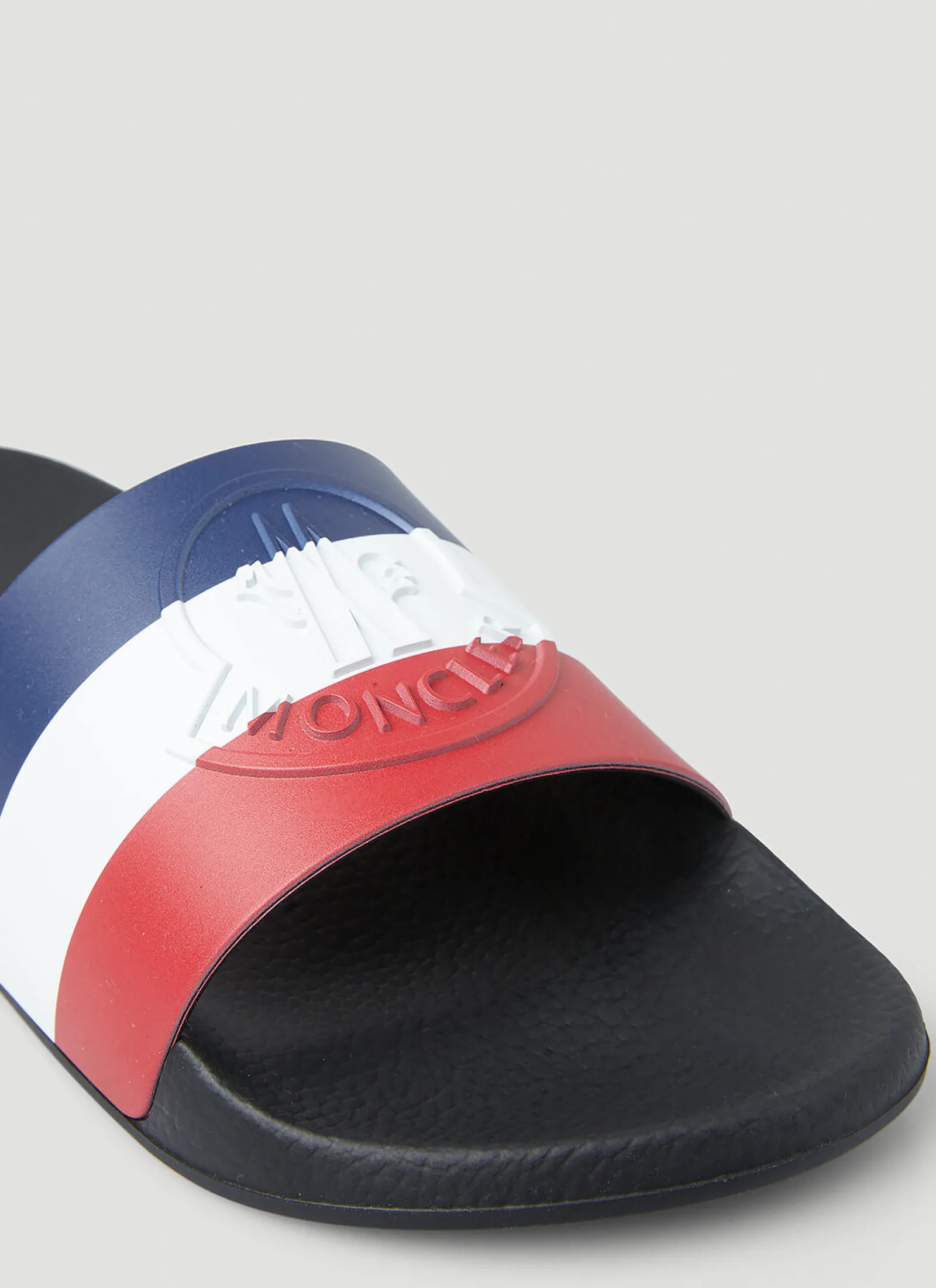 Men Moncler Slides^Logo Stripe Slides