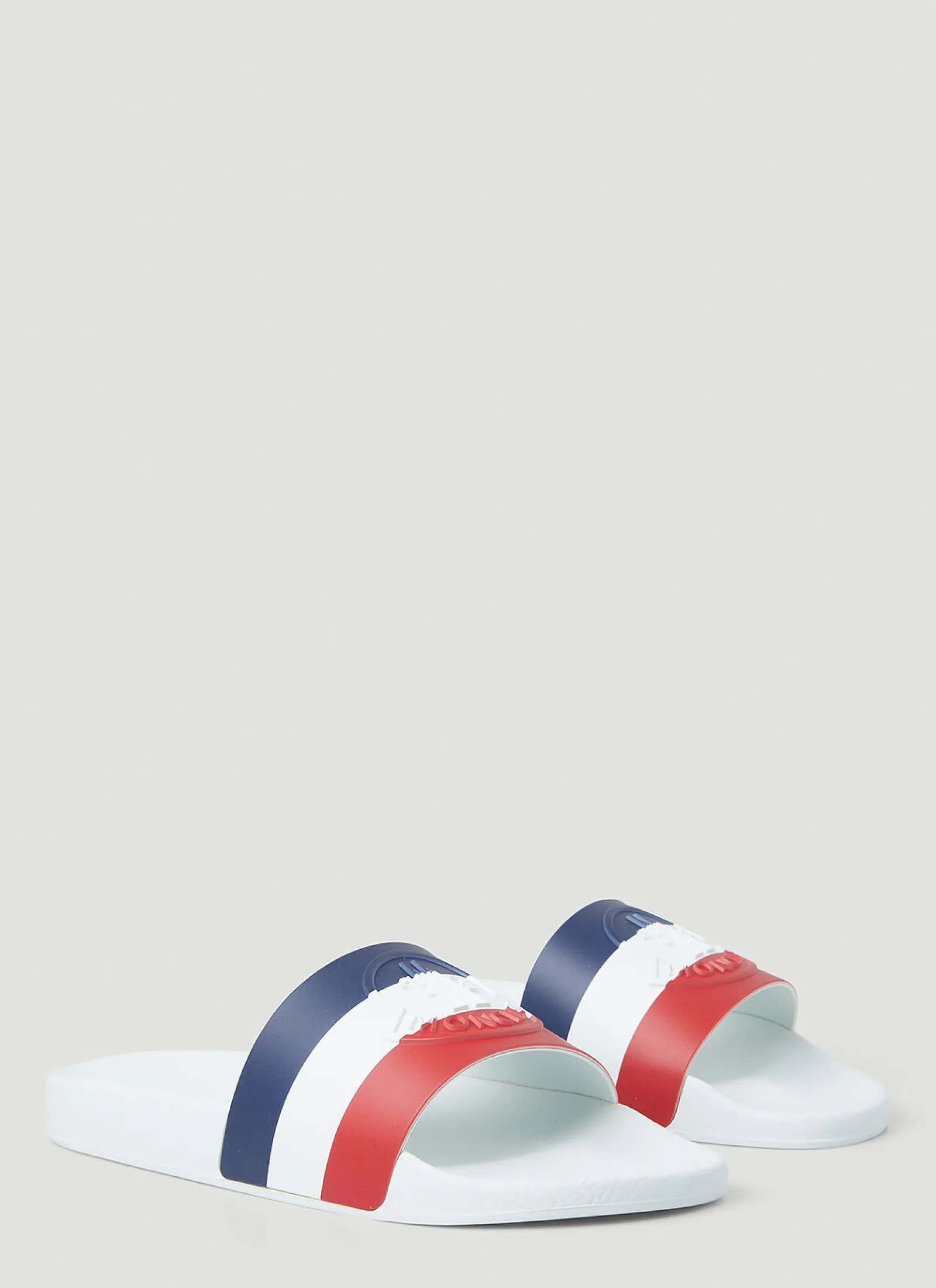 Men Moncler Slides^Logo Stripe Slides