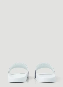 Men Moncler Slides^Logo Stripe Slides