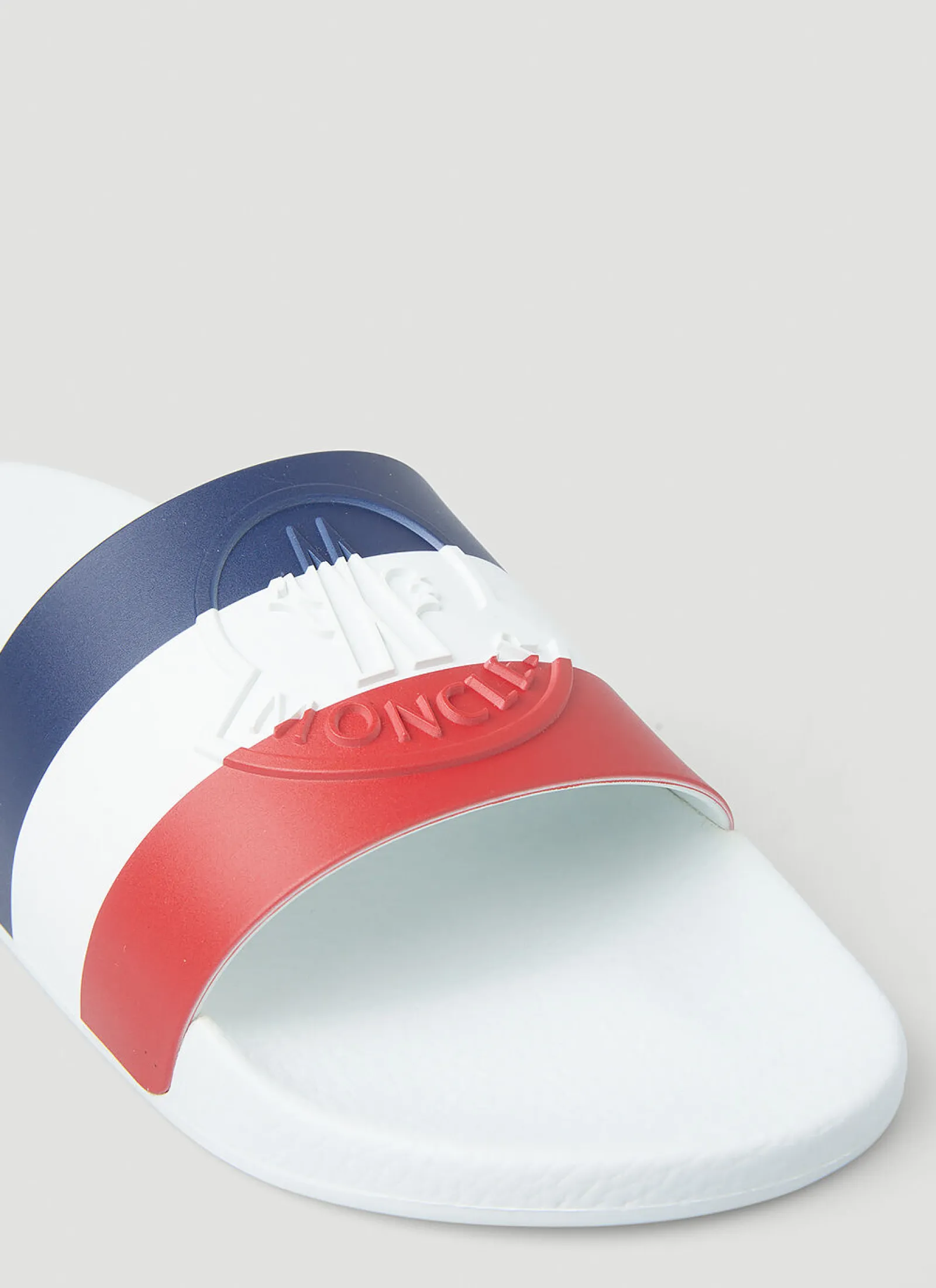 Men Moncler Slides^Logo Stripe Slides