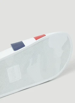 Men Moncler Slides^Logo Stripe Slides