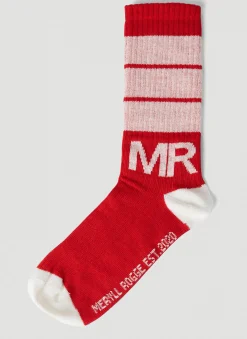 Men Meryll Rogge Socks^Logo Striped Socks