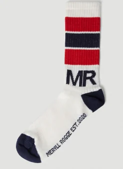 Men Meryll Rogge Socks^Logo Striped Socks