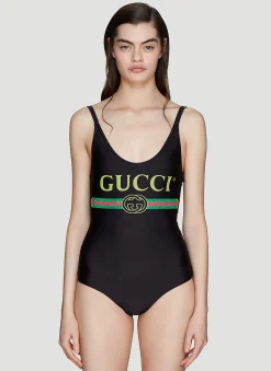Logo Swimsuit>Gucci Outlet