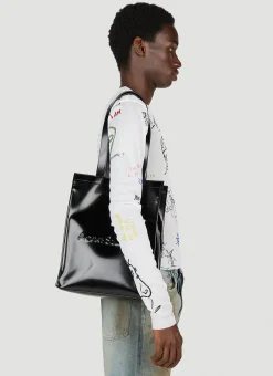 Men Acne Studios Tote Bags^Logo Tote Bag