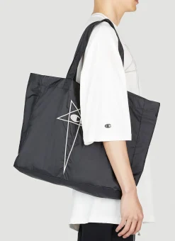 Men Rick Owens x Champion Tote Bags^Logo Tote Bag