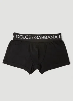 Men Dolce & Gabbana Underwear^Logo Waistband Boxer Briefs