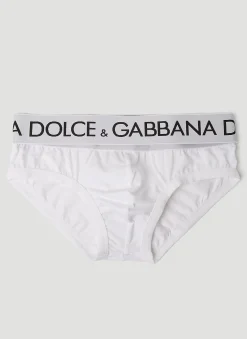 Men Dolce & Gabbana Underwear^Logo Waistband Briefs