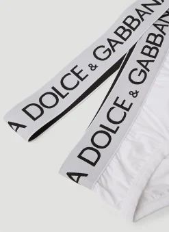 Men Dolce & Gabbana Underwear^Logo Waistband Briefs