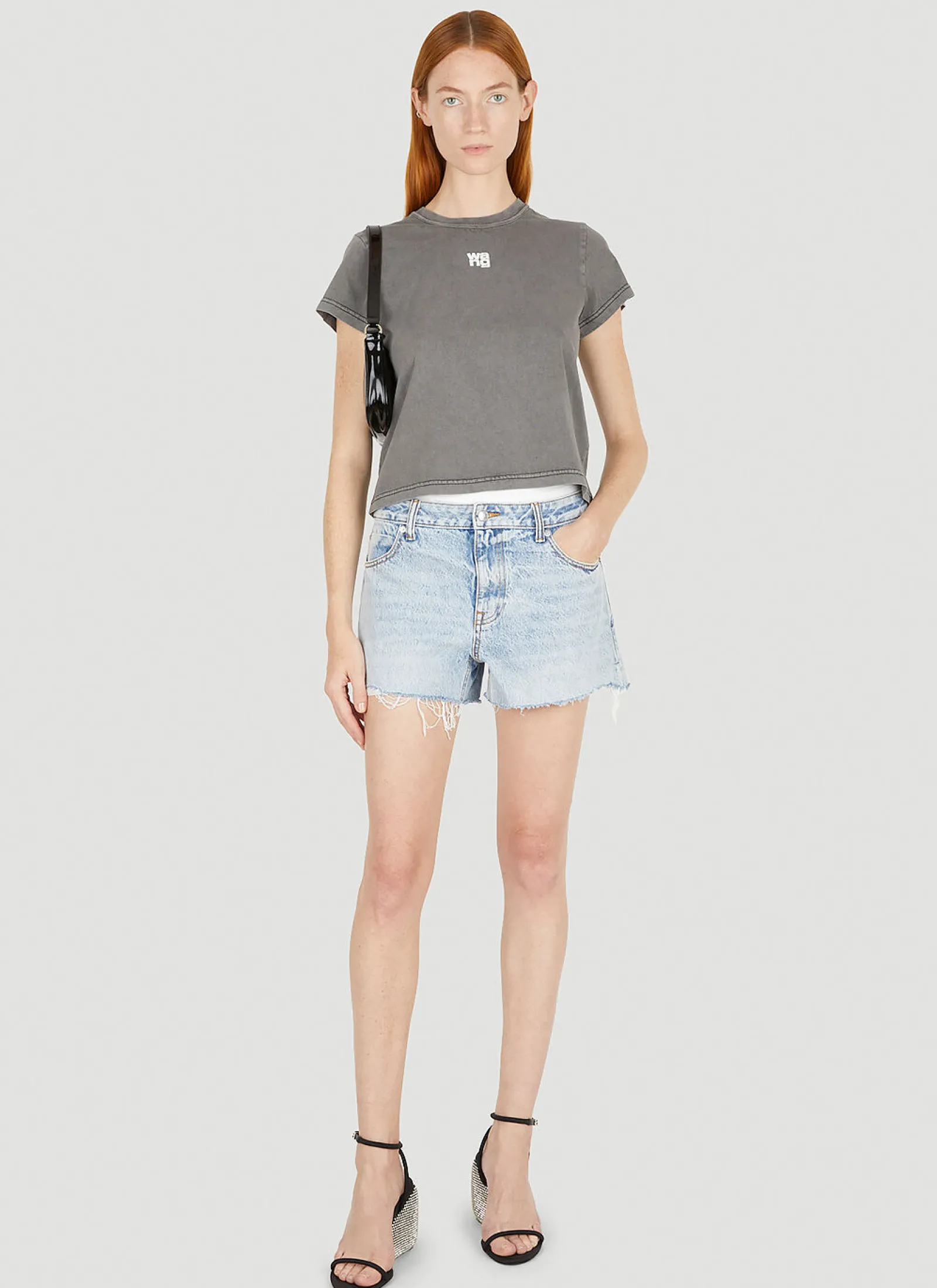 Logo Waistband Shorts>Alexander Wang New