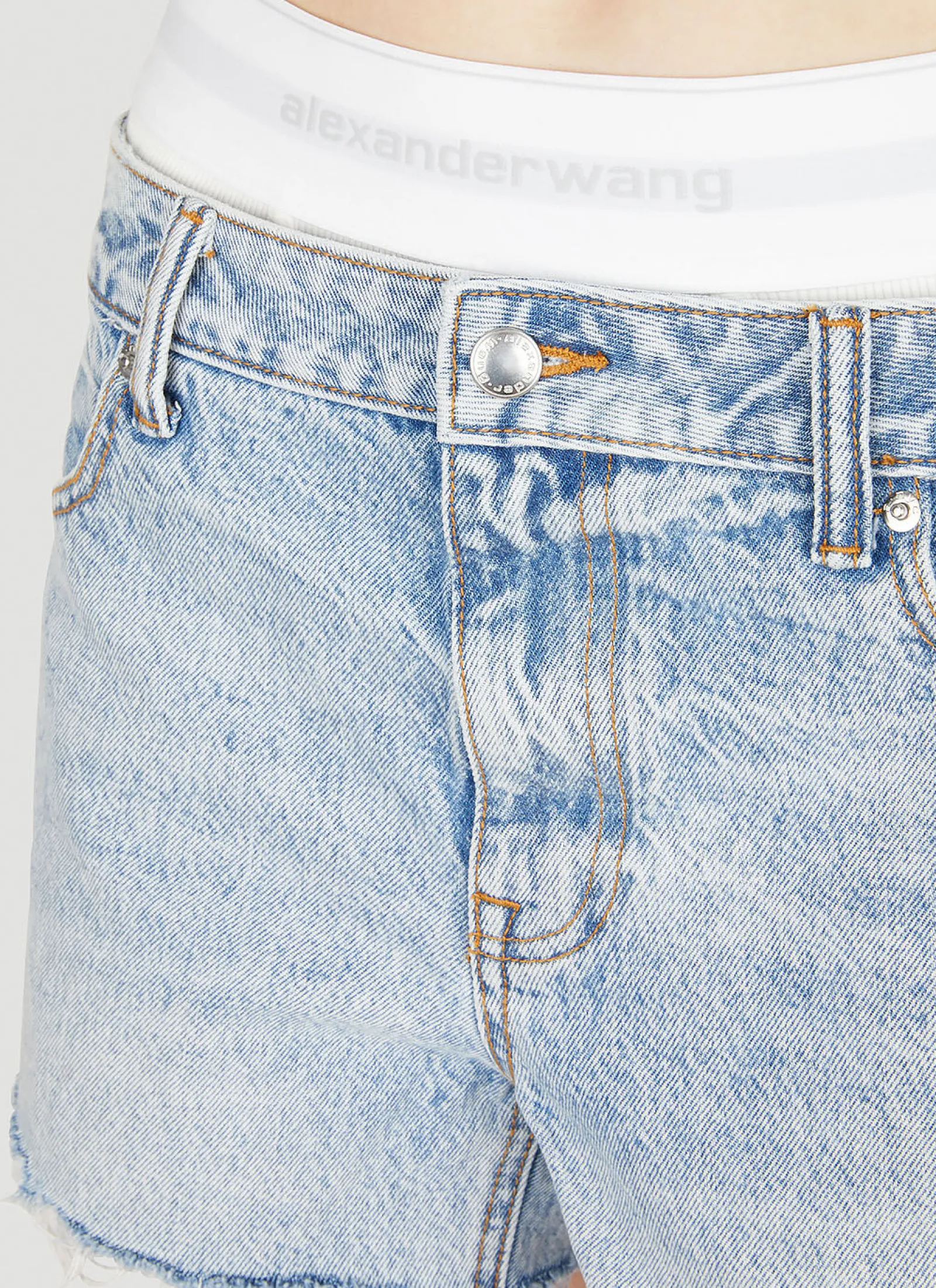 Logo Waistband Shorts>Alexander Wang New