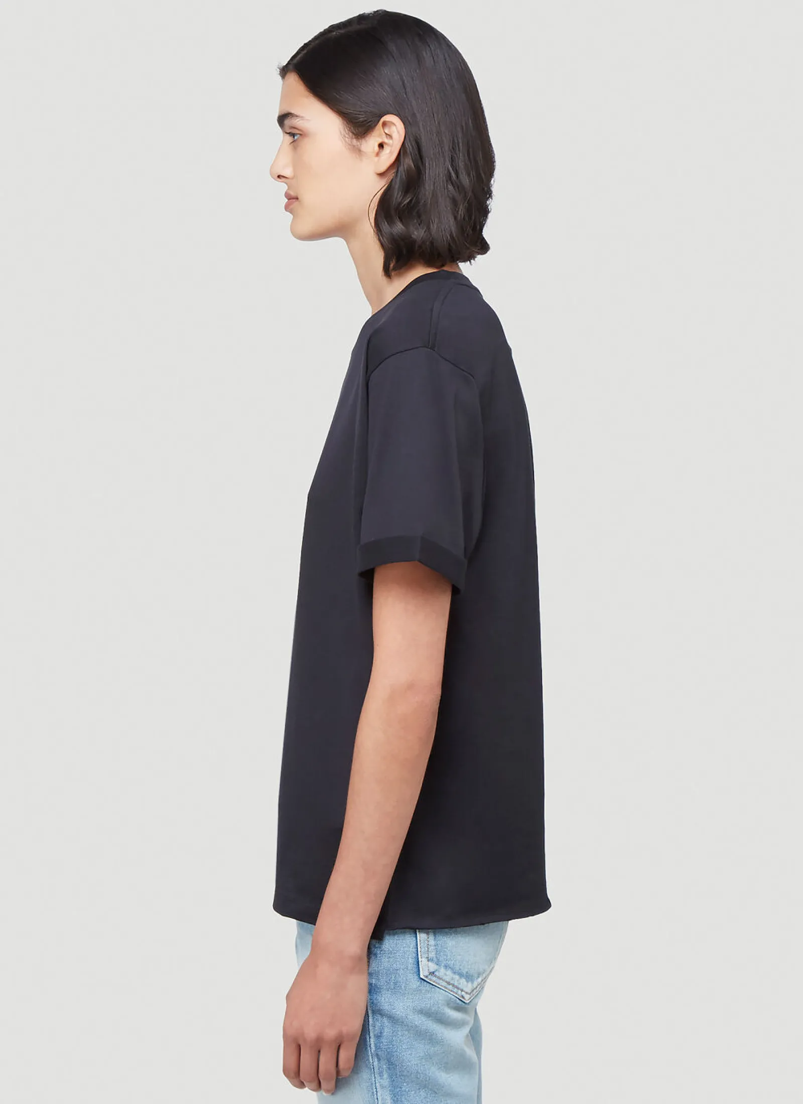 Logo-Print Boxy T-Shirt>Saint Laurent Clearance