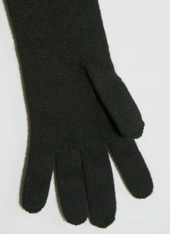 Men Saint Laurent Gloves^Long Cashmere Knit Gloves
