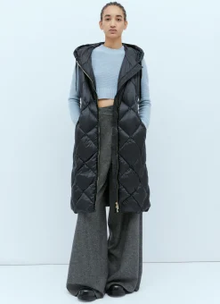 Long Quilted Gilet>Max Mara