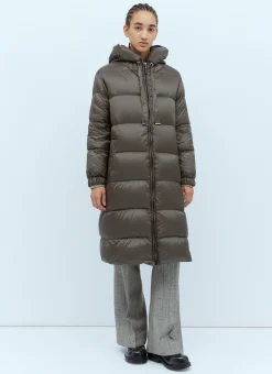 Long Quilted Parka Coat>Max Mara Discount