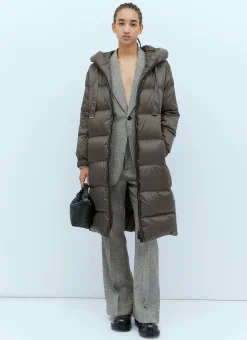 Long Quilted Parka Coat>Max Mara Discount