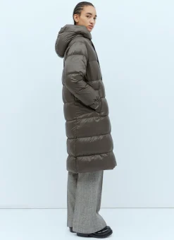 Long Quilted Parka Coat><noscript><img width=