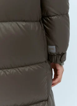 Long Quilted Parka Coat><noscript><img width=