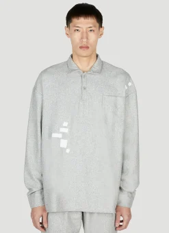 Men Saintwoods Polo Shirts^Long Sleeve Knit Polo Top