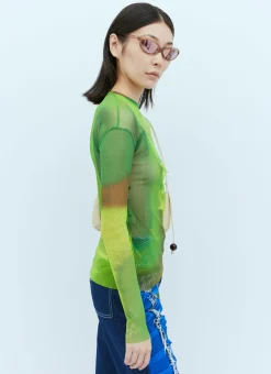 Long Sleeve Mesh Top>Paula Canovas del Vas Best