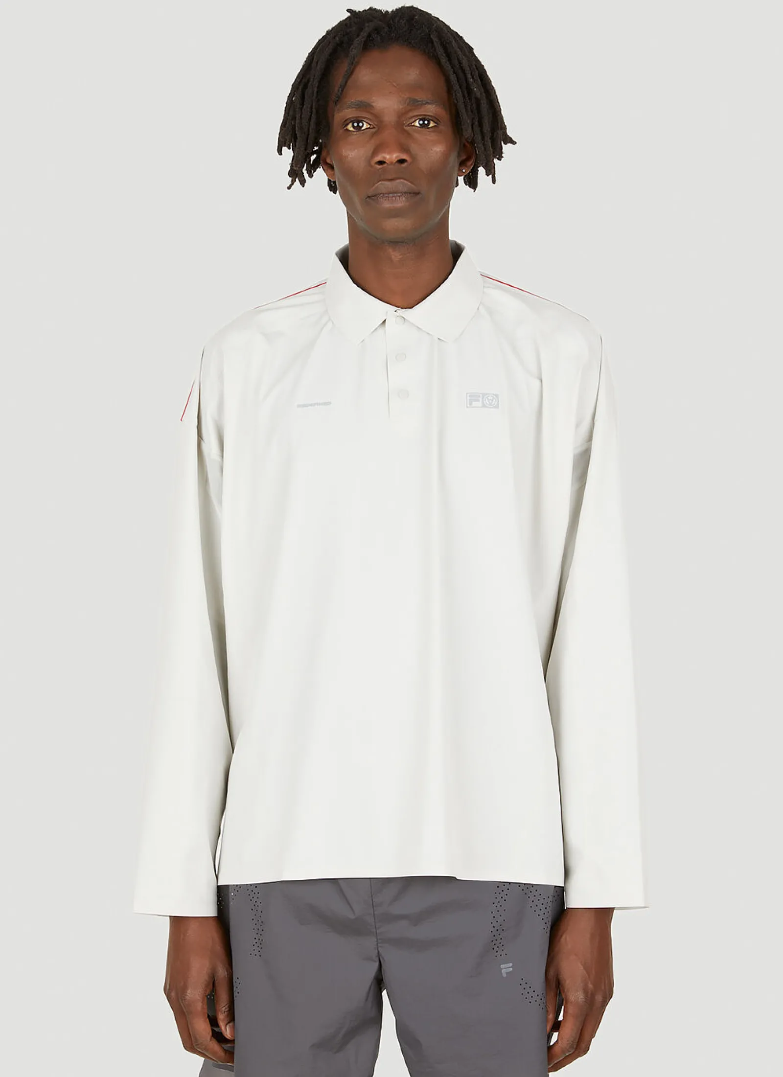 Men SLAM JAM Polo Shirts^Long Sleeve Polo Top