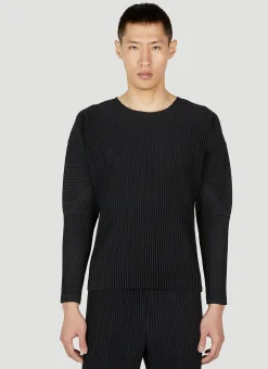 Men Homme Plissé Issey Miyake Tops^Long Sleeve Top