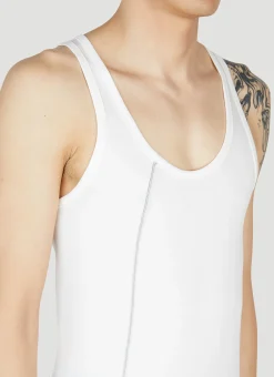 Men Sulvam Tops^Long Tank Top