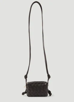 Loop Intrecciato Mini Shoulder Bag>Bottega Veneta