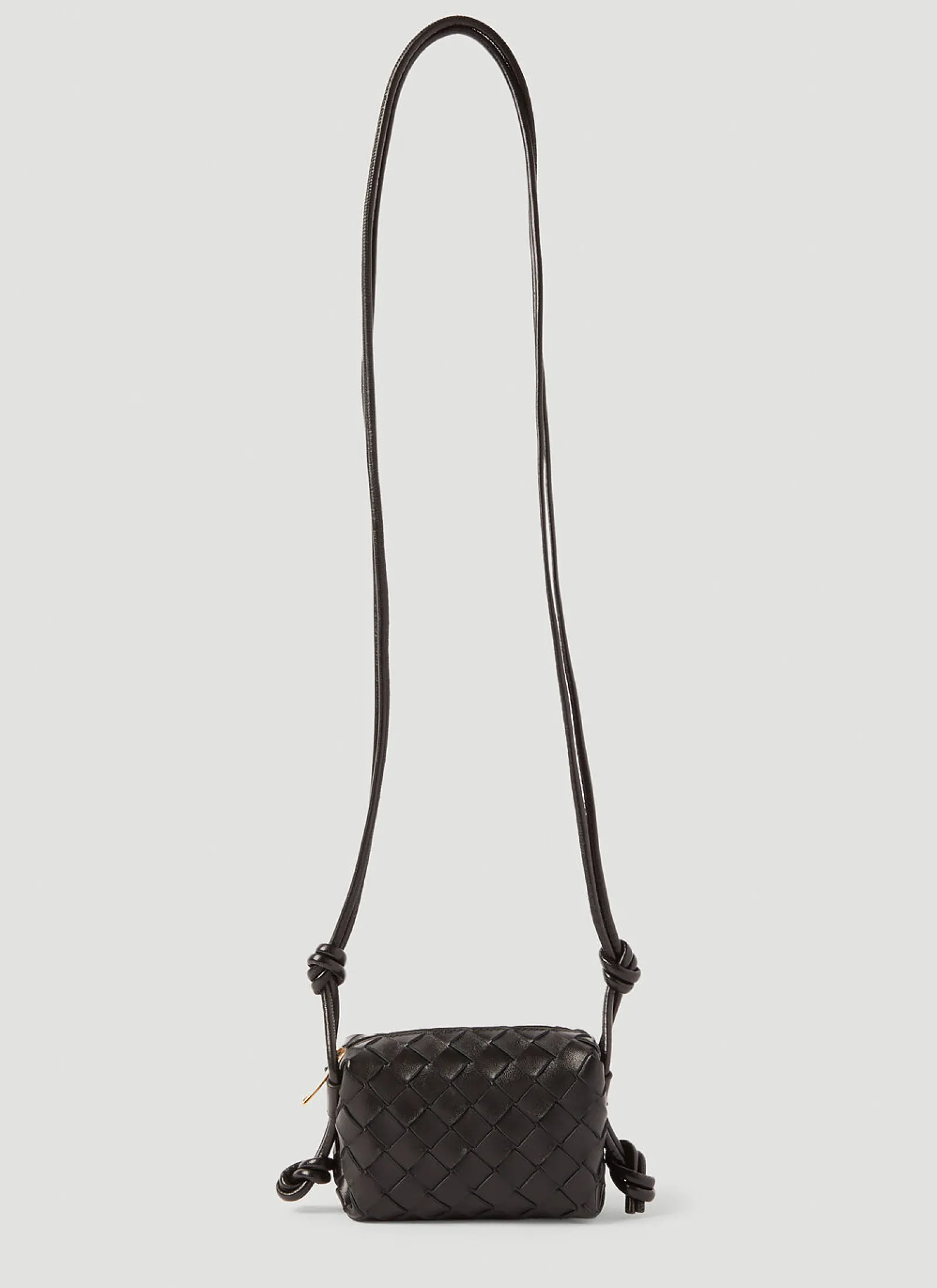 Loop Intrecciato Mini Shoulder Bag>Bottega Veneta