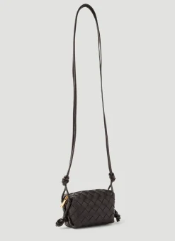 Loop Intrecciato Mini Shoulder Bag>Bottega Veneta
