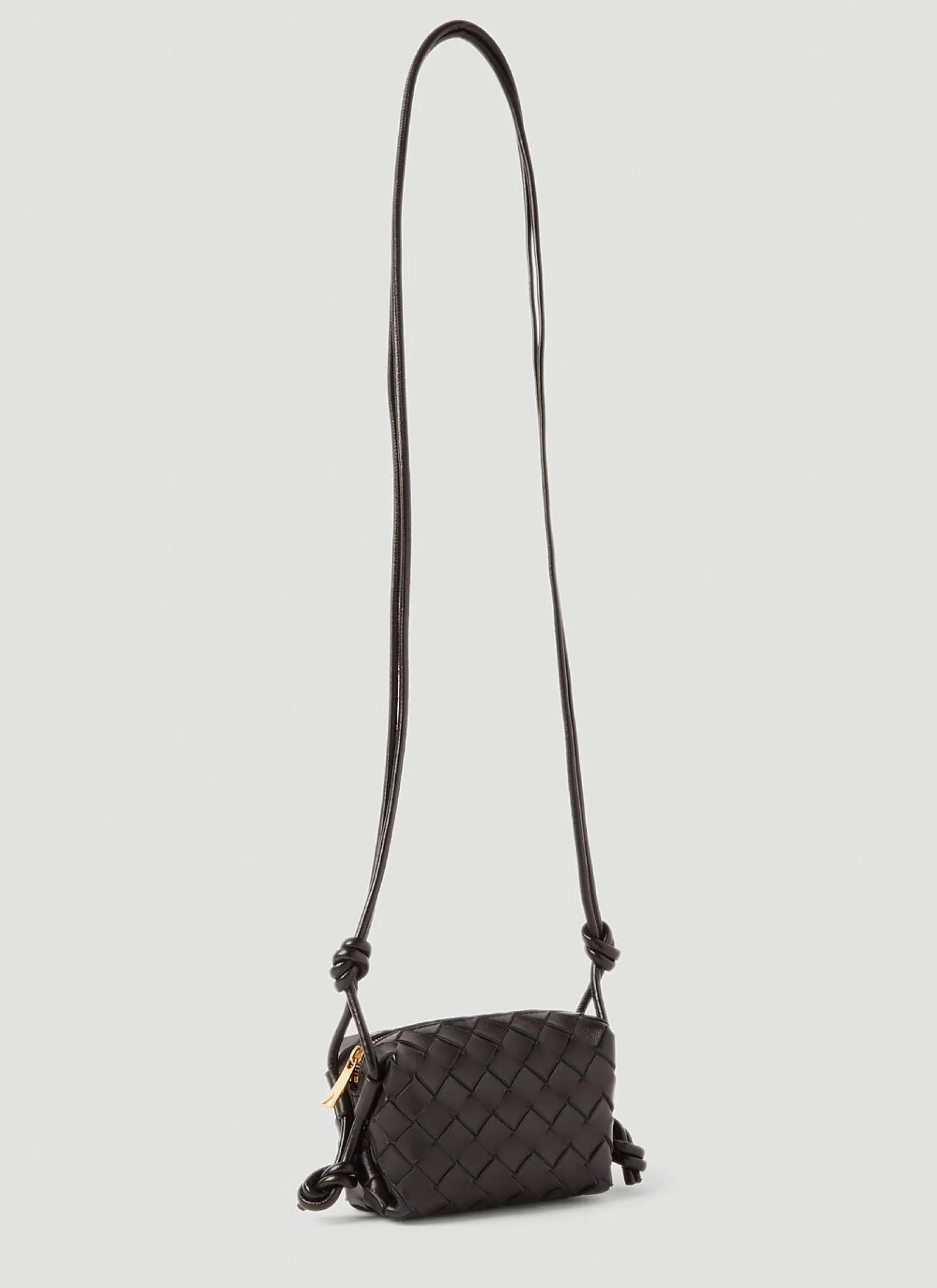 Loop Intrecciato Mini Shoulder Bag>Bottega Veneta