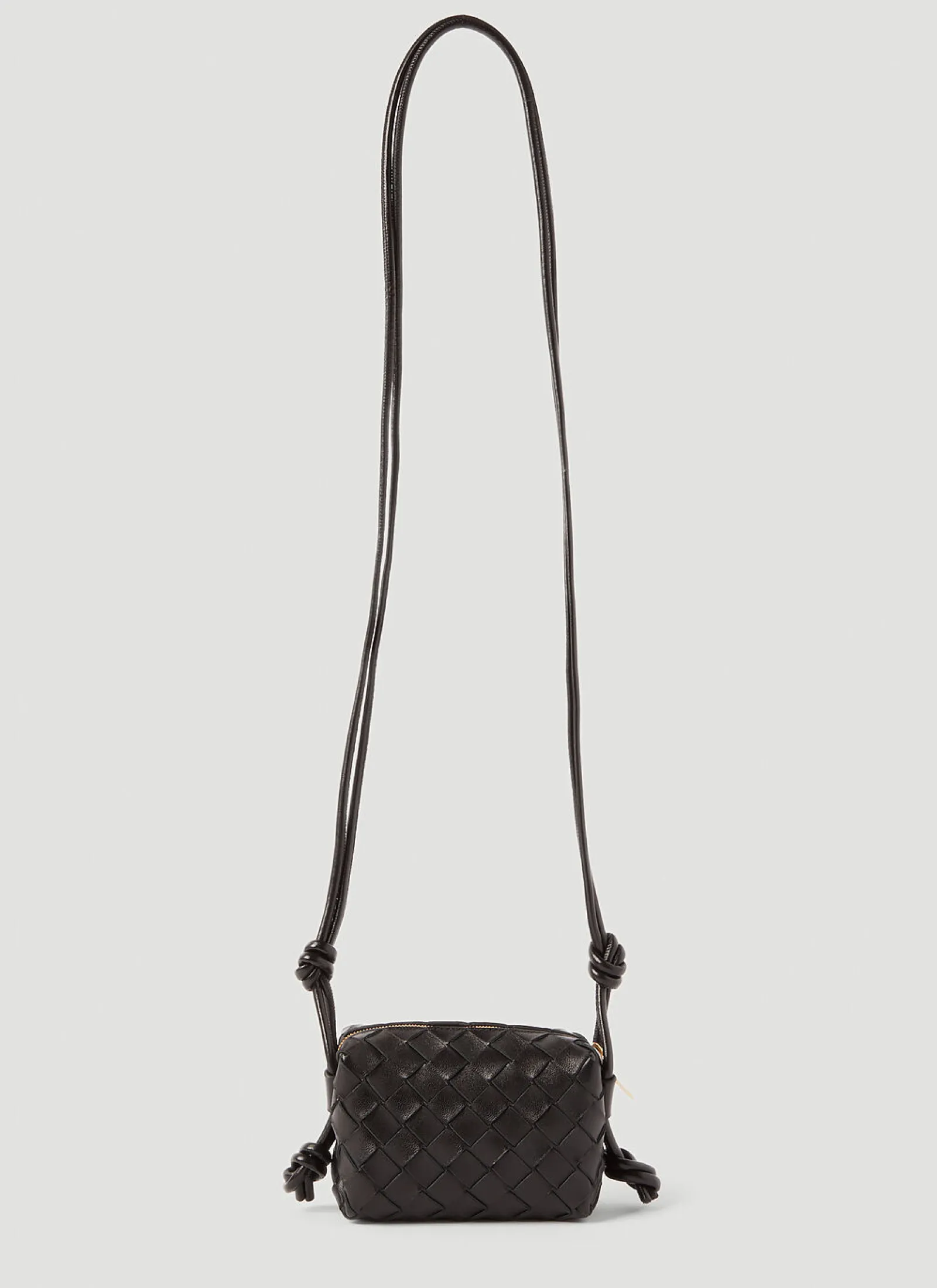 Loop Intrecciato Mini Shoulder Bag>Bottega Veneta