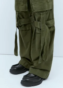 Men Dries Van Noten Pants^Loose-Strap Cargo Pants