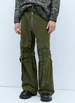 Men Dries Van Noten Pants^Loose-Strap Cargo Pants