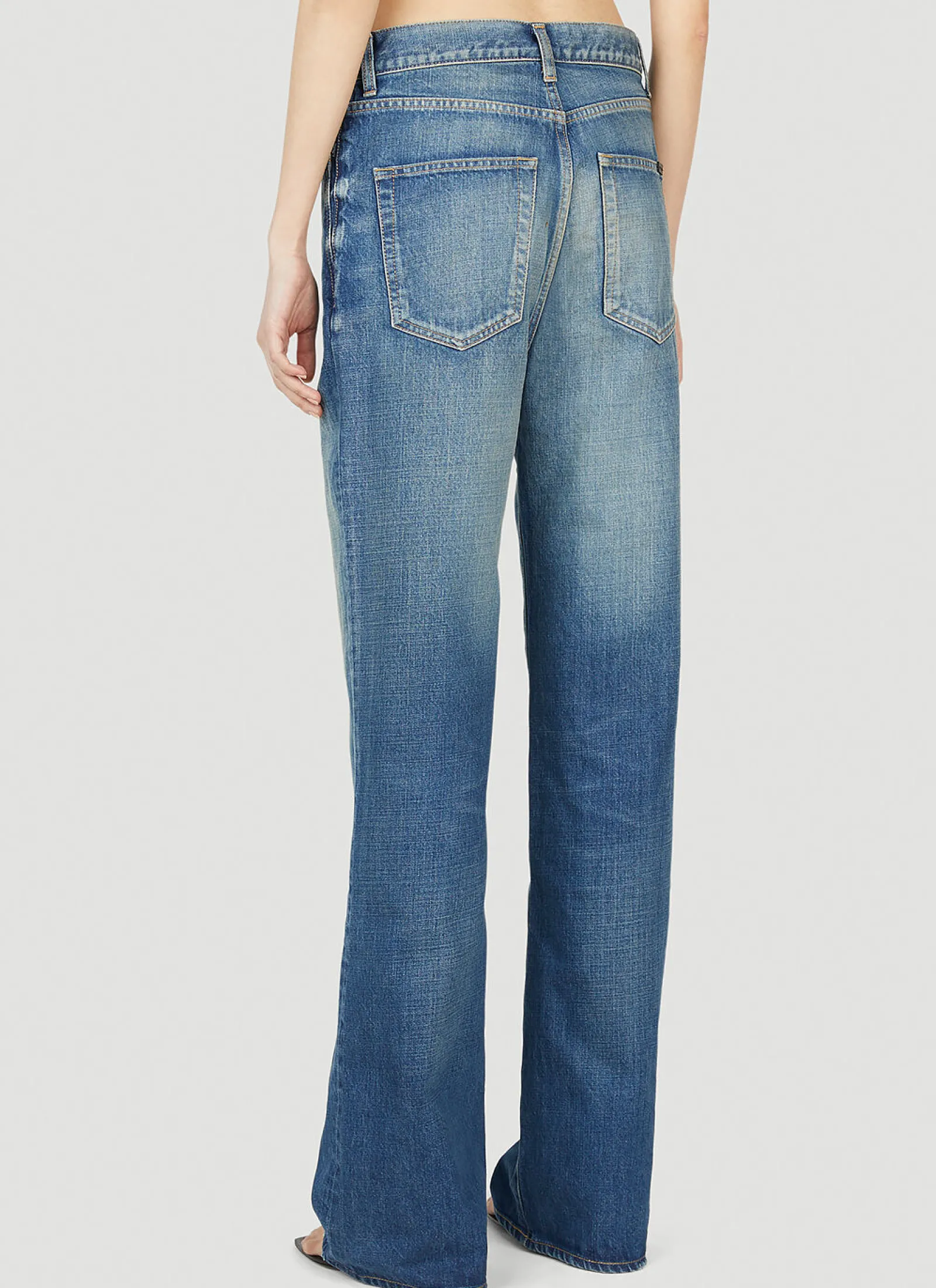 Low Rise Jeans>Saint Laurent Hot