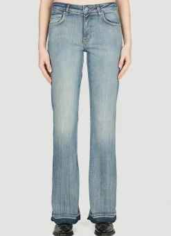 Low Rise Washed Jeans>GANNI Best