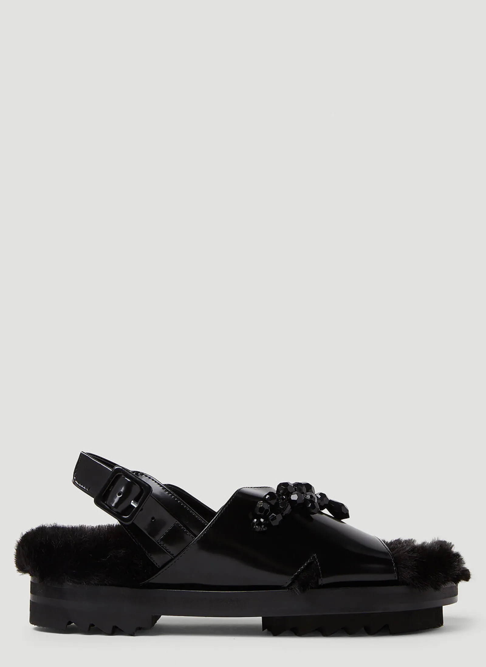 Low Trek Faux Fur Sandals>Simone Rocha Hot