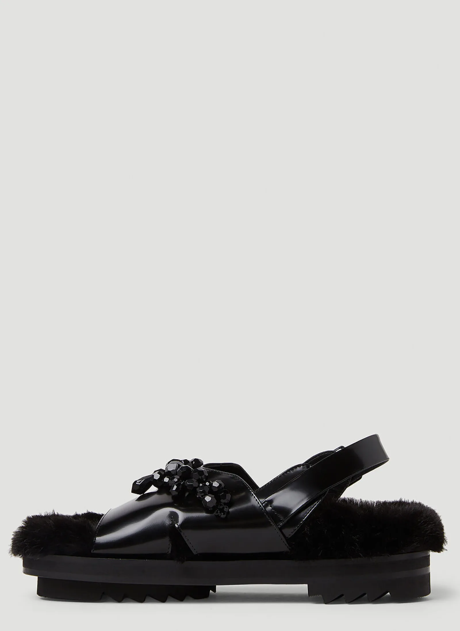 Low Trek Faux Fur Sandals>Simone Rocha Hot