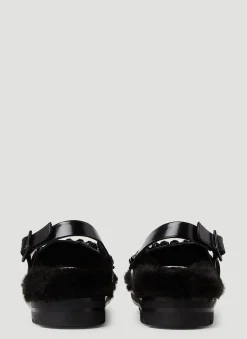 Low Trek Faux Fur Sandals><noscript><img width=