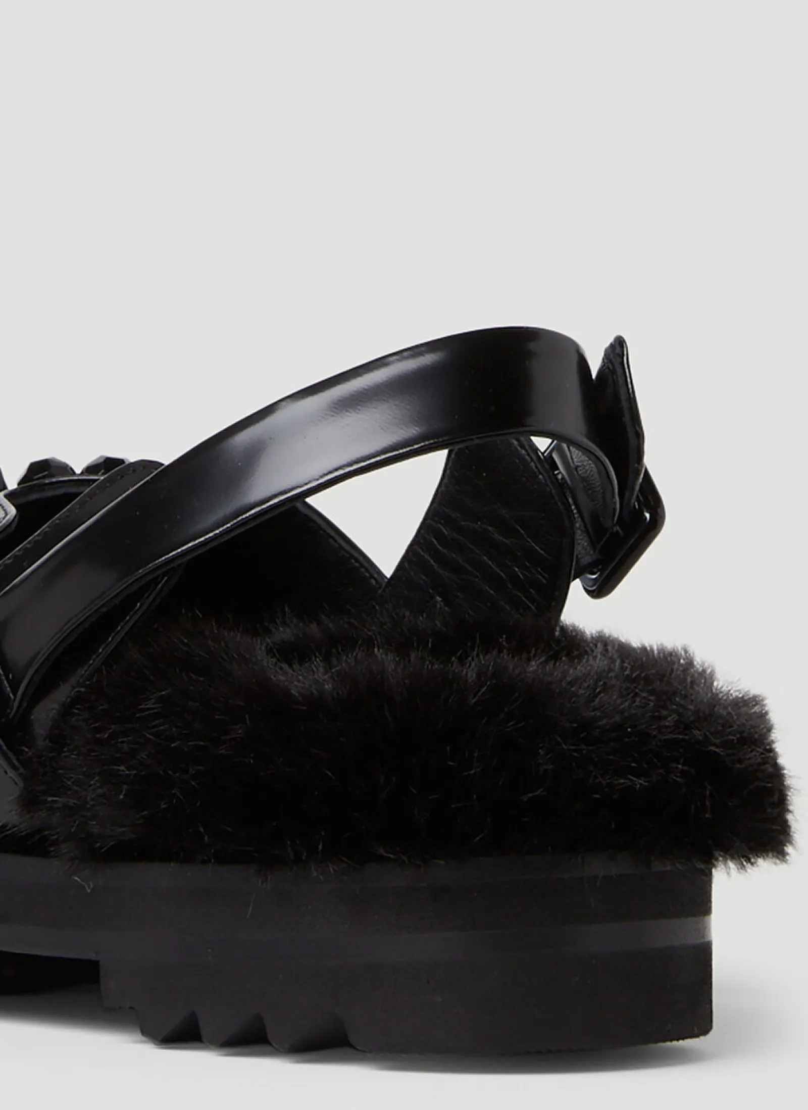 Low Trek Faux Fur Sandals>Simone Rocha Hot
