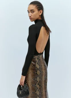 Loyra Open-Back Bodysuit>KHAITE Best