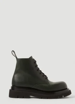 Men Bottega Veneta Boots^Lug Lace-Up Ankle Boots