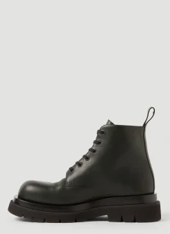 Men Bottega Veneta Boots^Lug Lace-Up Ankle Boots