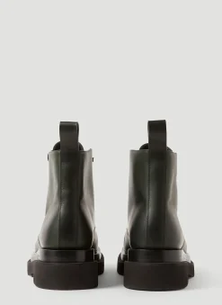 Men Bottega Veneta Boots^Lug Lace-Up Ankle Boots