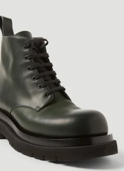 Men Bottega Veneta Boots^Lug Lace-Up Ankle Boots