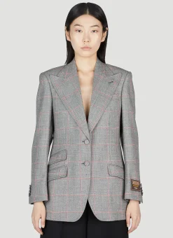 Maison De L'Amour Check Blazer>Gucci Best