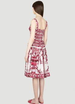 Majolica Print Dress></noscript>Dolce & Gabbana Hot