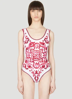 Majolica Racing Swimsuit>Dolce & Gabbana Sale